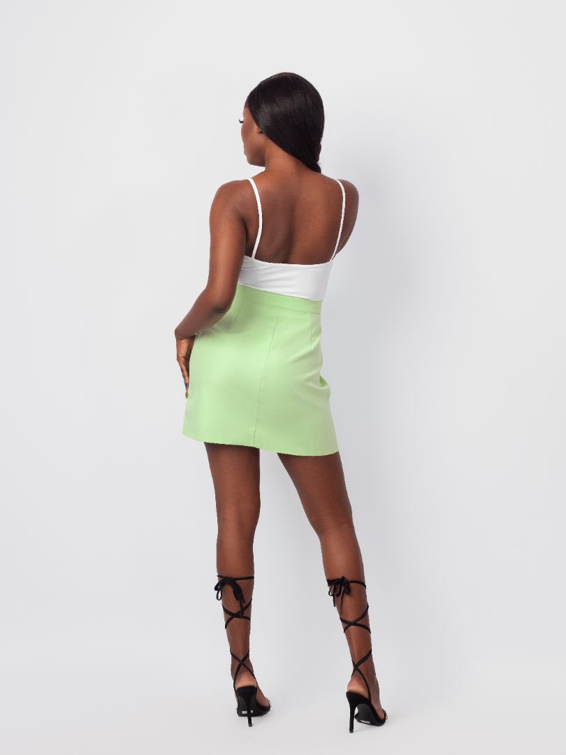 Sage Mini Skirt