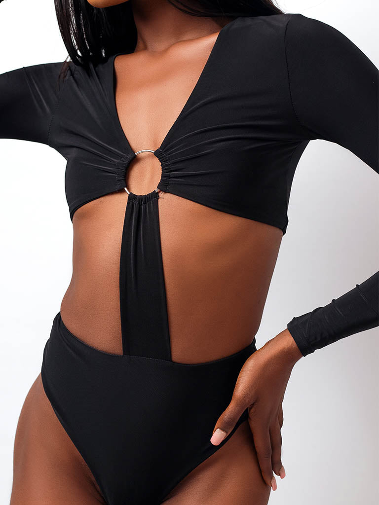 Plunge Slinky Bodysuit