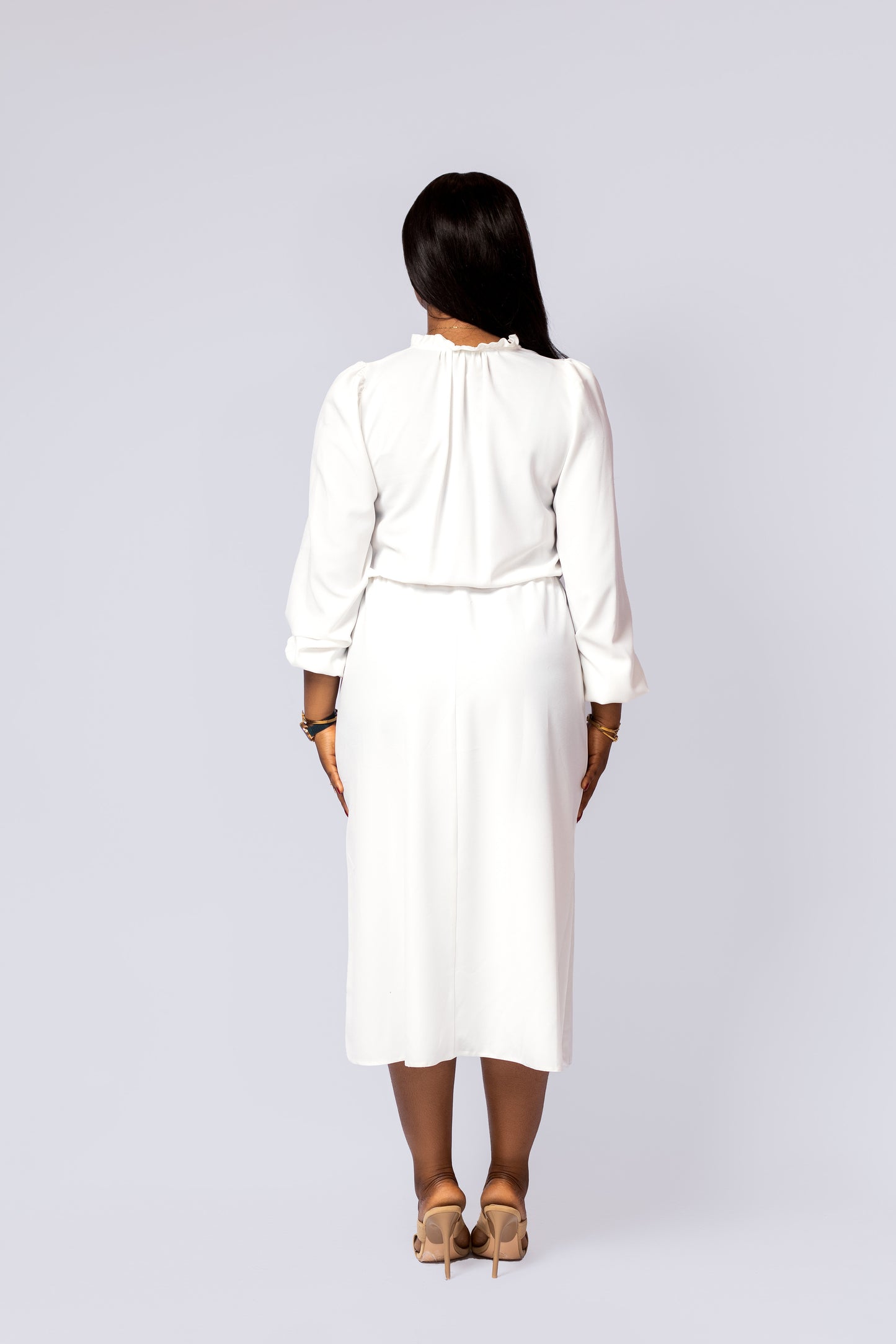 White Cotton Dress