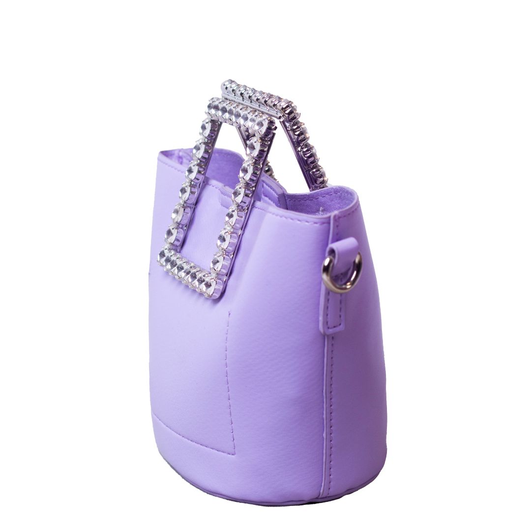 Lilac PU Handbag