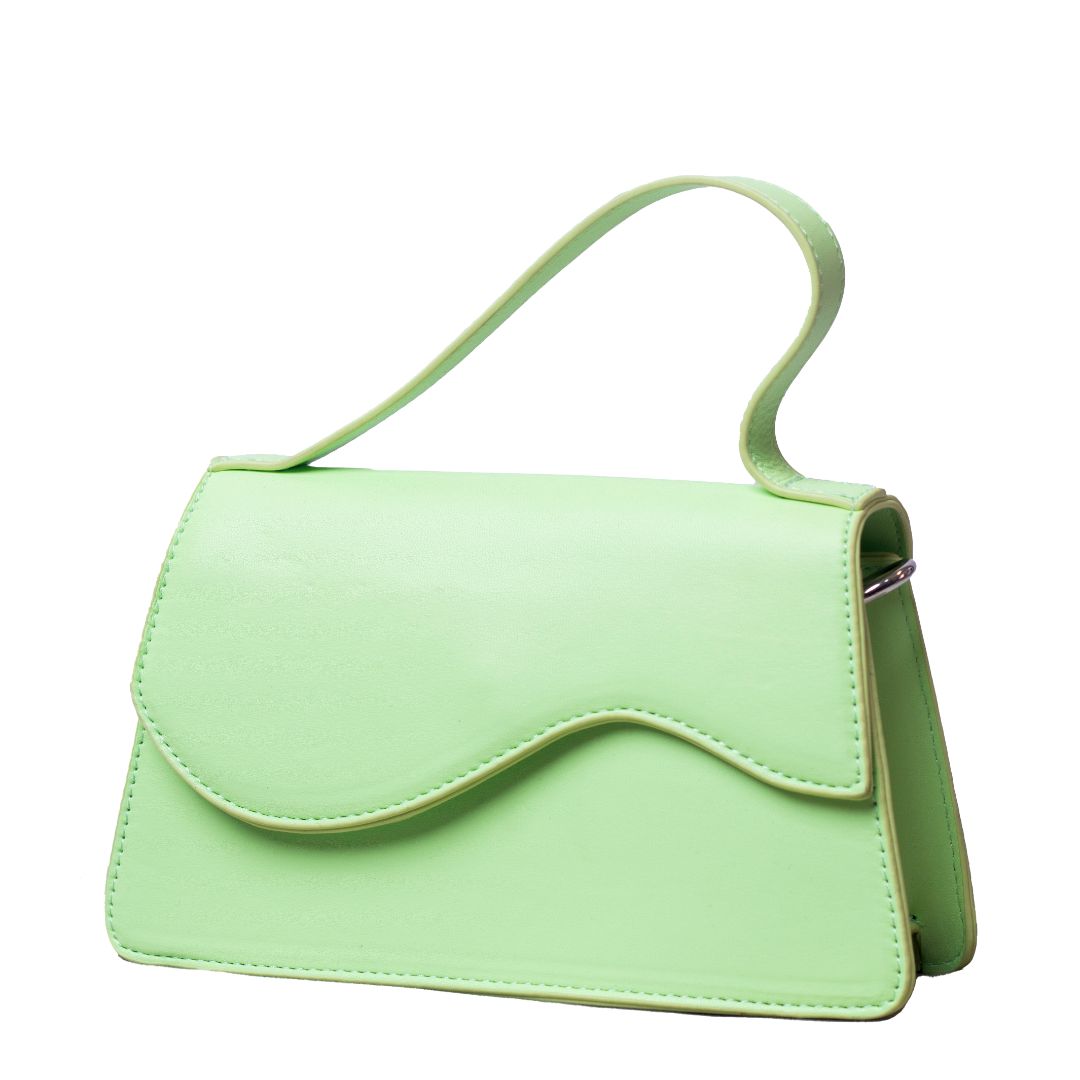 Soft Lime PU Handbag