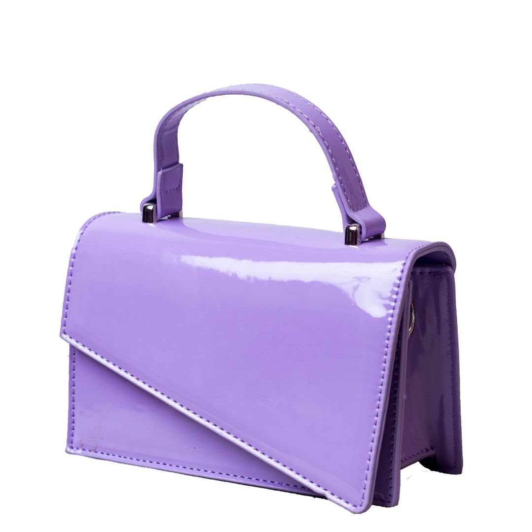 Lilac Chic Patent Handbag