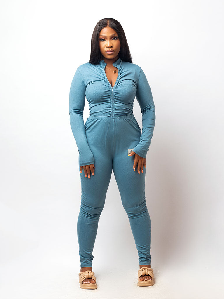 Petrol Blue Jumpsuit