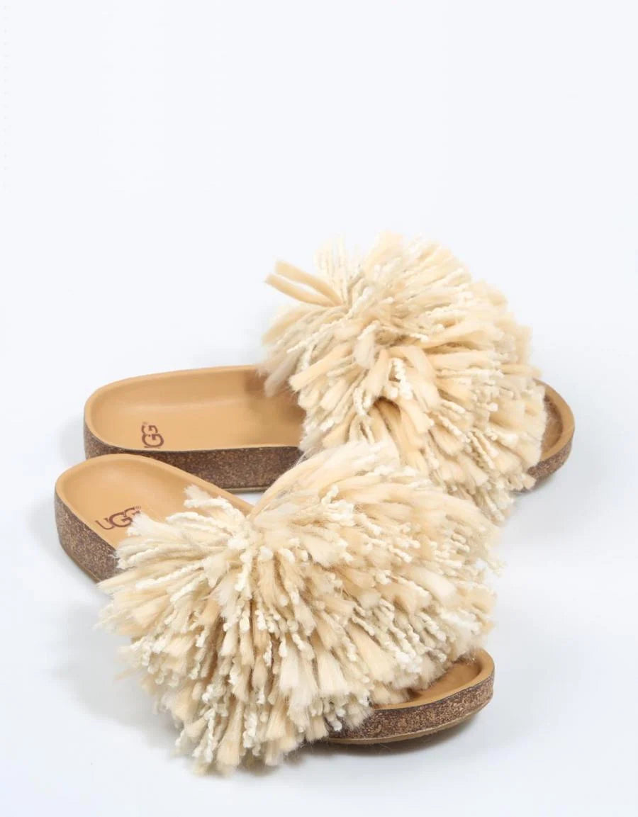 UGG Cindy Fringe Slides