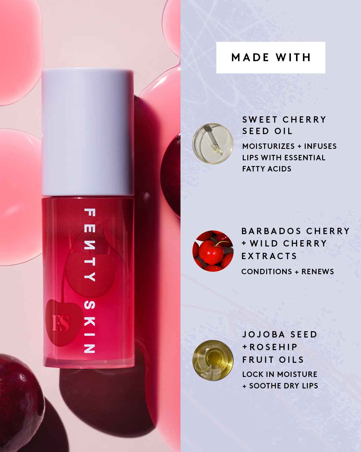 Fenty Fruit Quench'rz Hydrating + Strengthening Lip Oil Trio