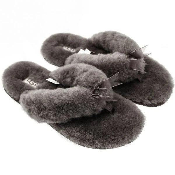 UGG Grey Flip Flop Slippers